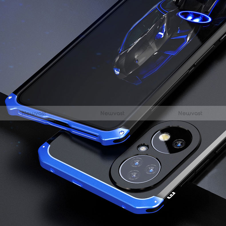 Luxury Aluminum Metal Cover Case 360 Degrees P01 for Huawei P50 Pro
