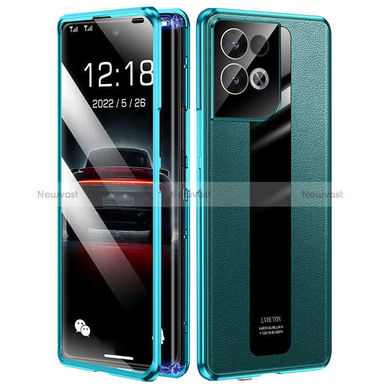 Luxury Aluminum Metal Cover Case 360 Degrees P01 for Oppo Reno9 Pro 5G