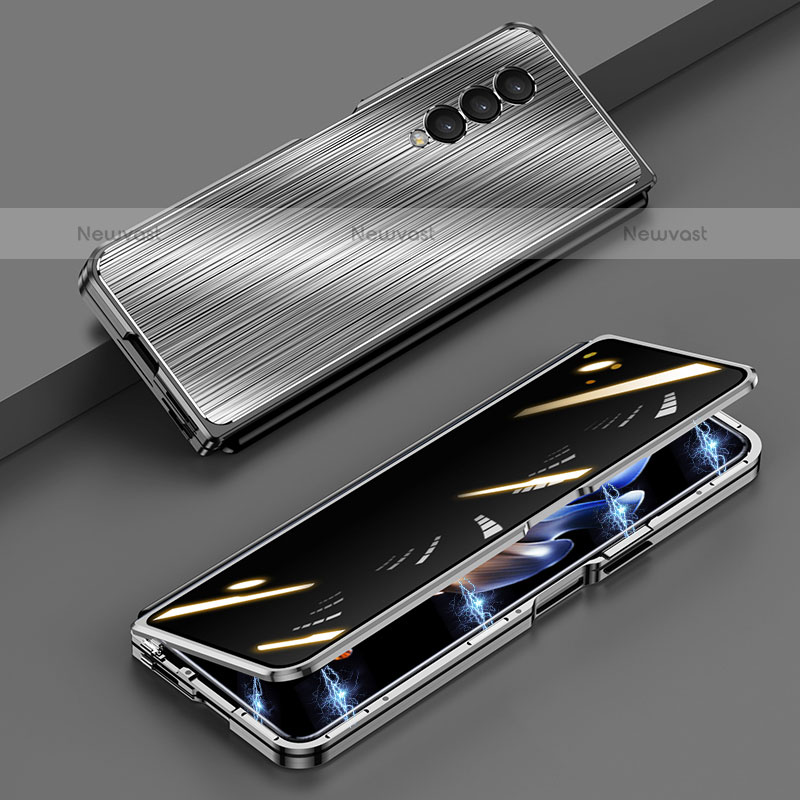 Luxury Aluminum Metal Cover Case 360 Degrees P01 for Samsung Galaxy Z Fold3 5G