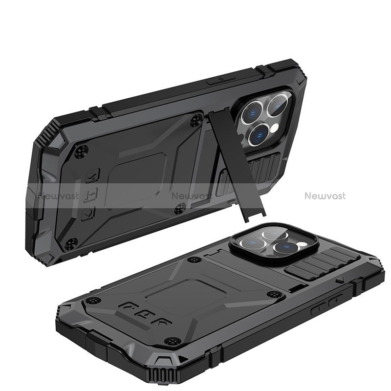 Luxury Aluminum Metal Cover Case 360 Degrees RJ1 for Apple iPhone 13 Pro Max
