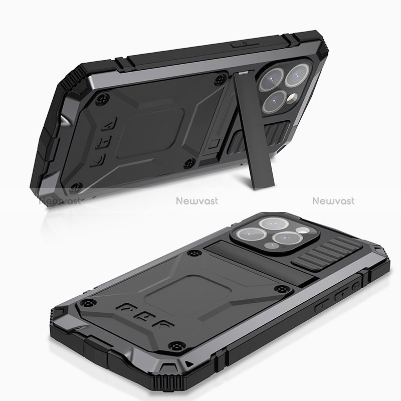 Luxury Aluminum Metal Cover Case 360 Degrees RJ4 for Apple iPhone 13 Pro Max