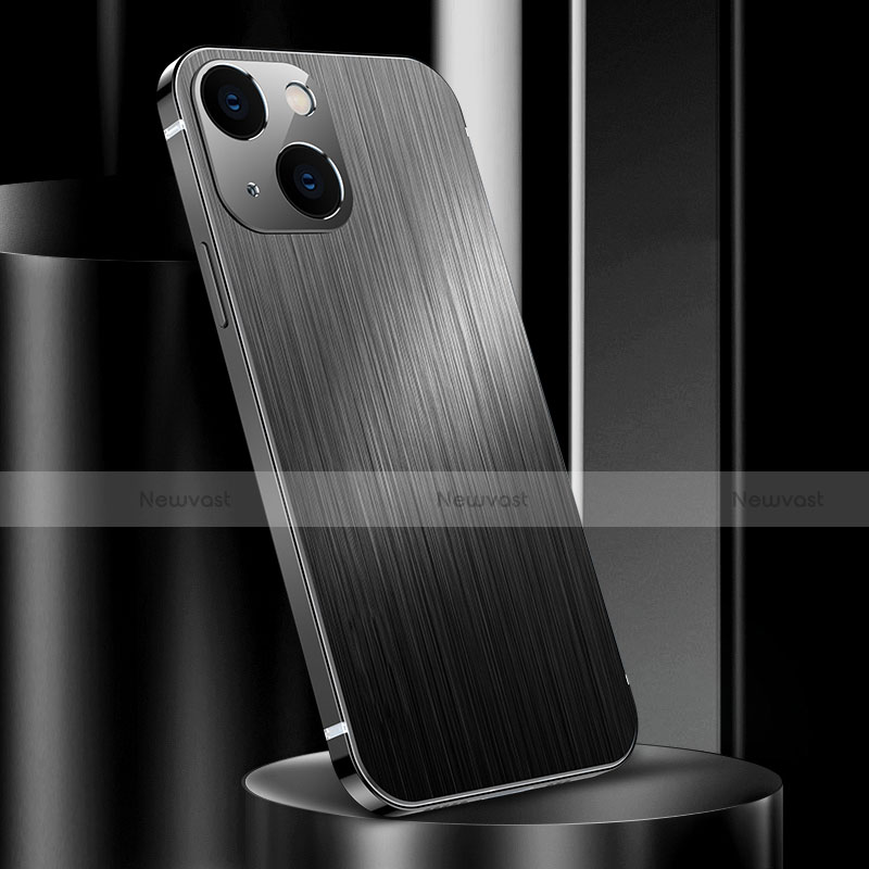Luxury Aluminum Metal Cover Case for Apple iPhone 13 Mini Black