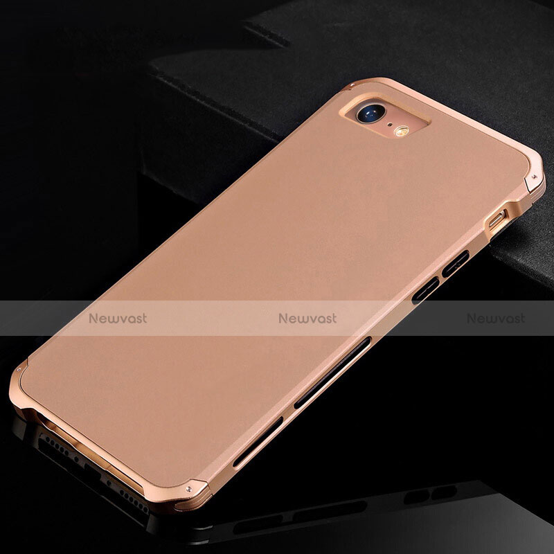 Luxury Aluminum Metal Cover Case for Apple iPhone SE (2020) Gold