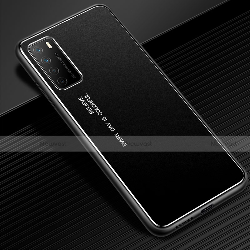 Luxury Aluminum Metal Cover Case for Huawei Honor Play4 5G Black