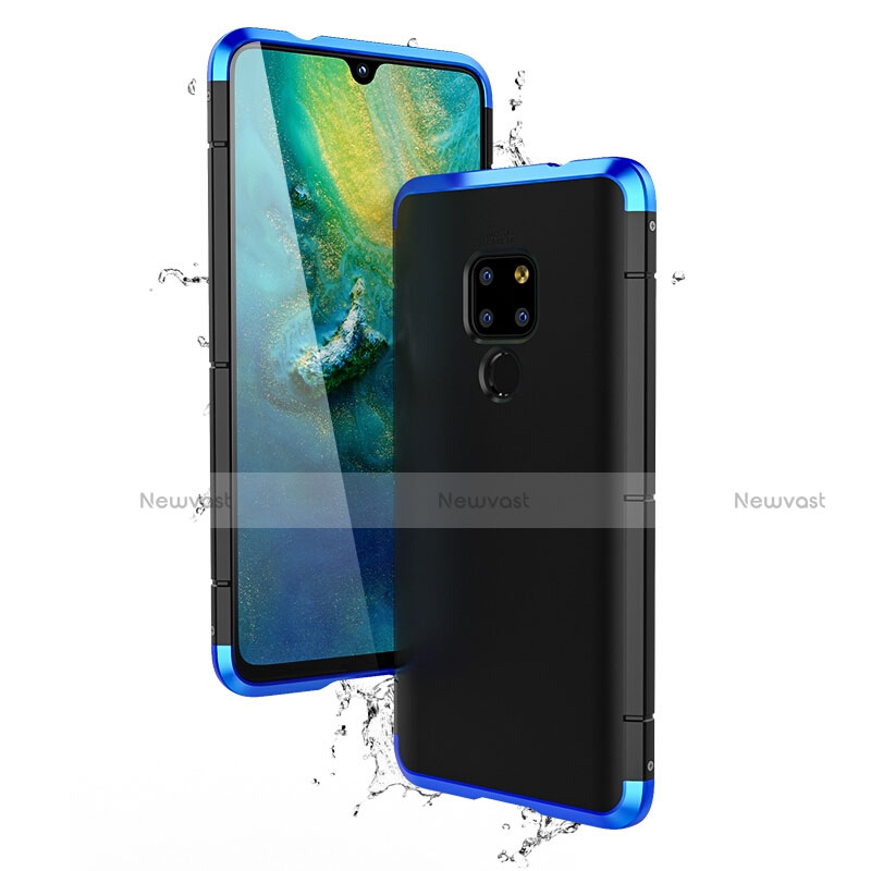Luxury Aluminum Metal Cover Case for Huawei Mate 20 Blue