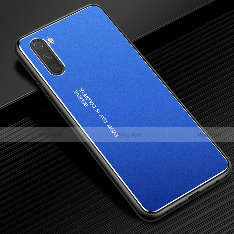 Luxury Aluminum Metal Cover Case for Huawei Mate 40 Lite 5G Blue