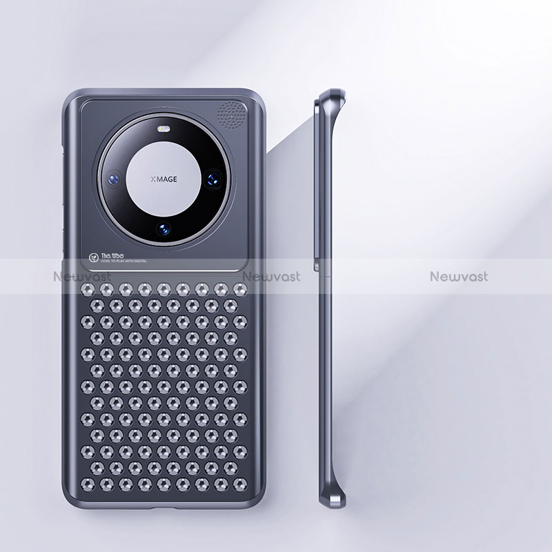Luxury Aluminum Metal Cover Case for Huawei Mate 60 Dark Gray