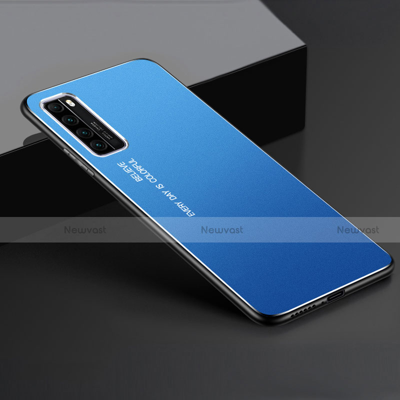 Luxury Aluminum Metal Cover Case for Huawei Nova 7 5G Blue