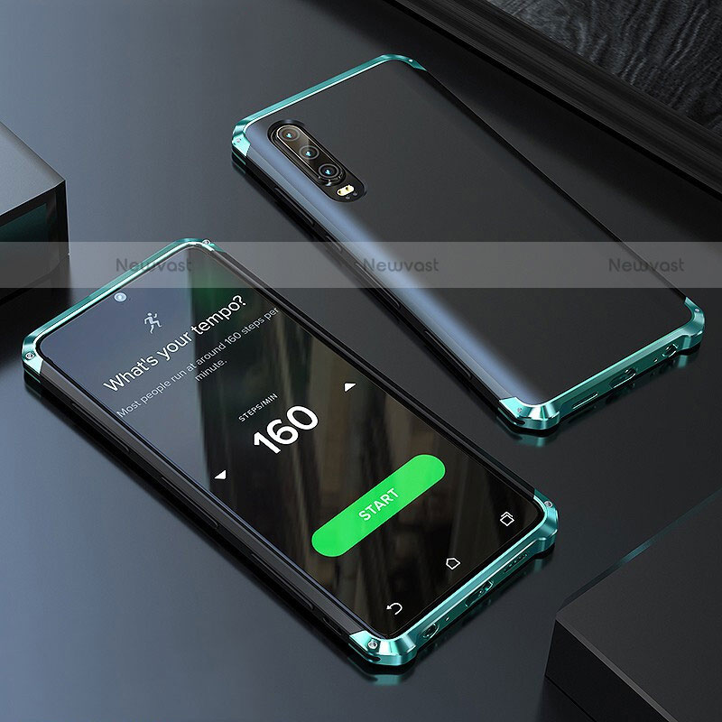 Luxury Aluminum Metal Cover Case for Huawei P20 Pro Green