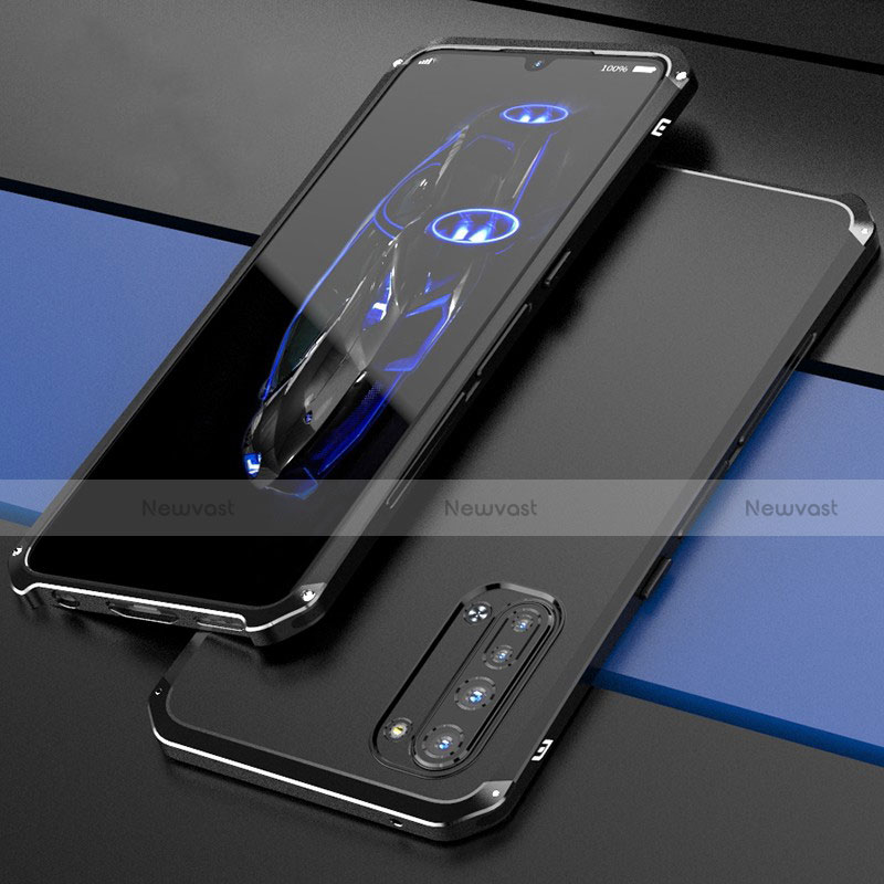 Luxury Aluminum Metal Cover Case for Oppo Find X2 Lite Black