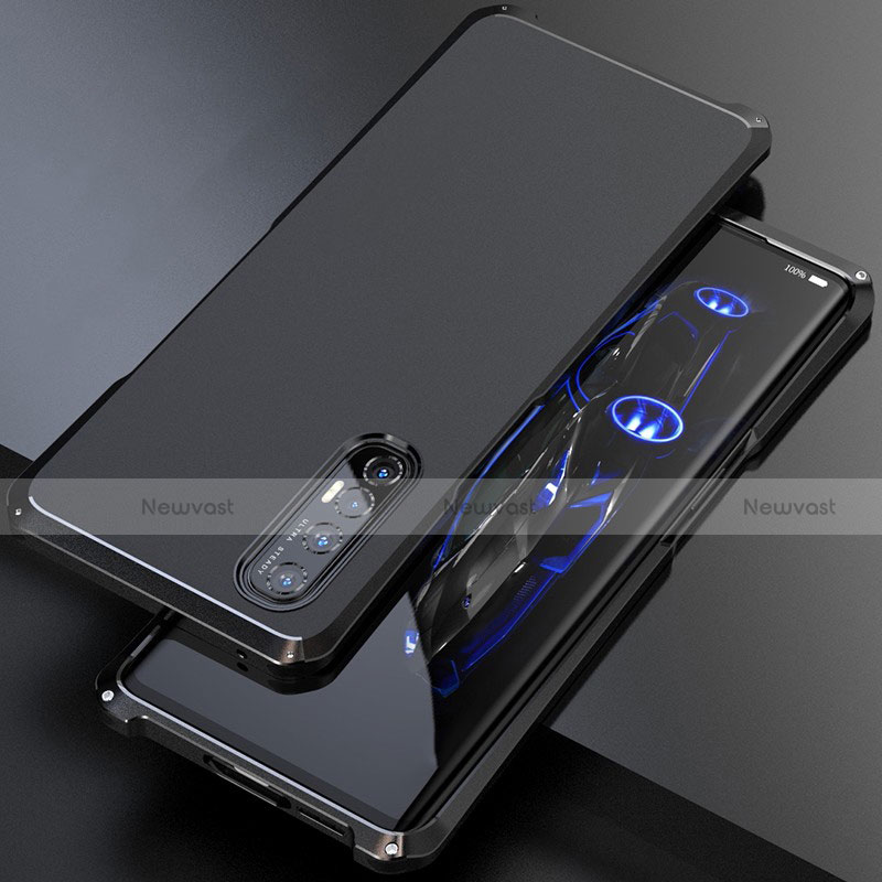 Luxury Aluminum Metal Cover Case for Oppo Find X2 Neo Black