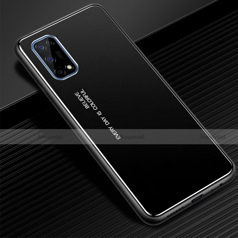 Luxury Aluminum Metal Cover Case for Realme X7 5G Black