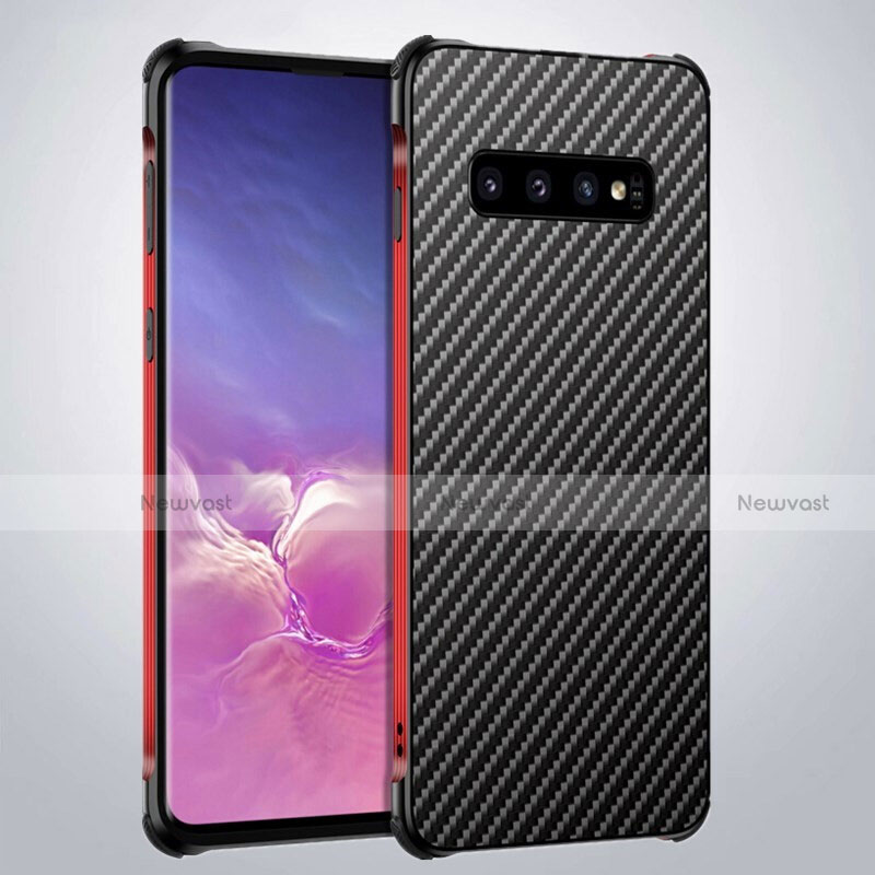 Luxury Aluminum Metal Cover Case for Samsung Galaxy S10 Red