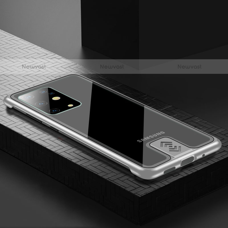 Luxury Aluminum Metal Cover Case for Samsung Galaxy S20 Plus 5G Silver