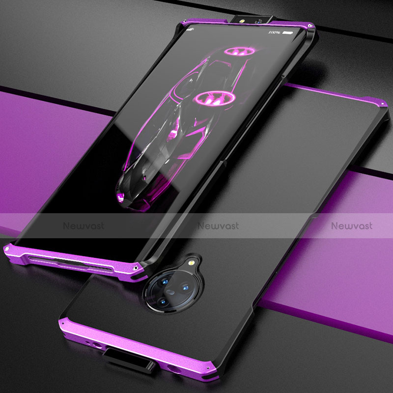 Luxury Aluminum Metal Cover Case for Vivo Nex 3 5G Purple