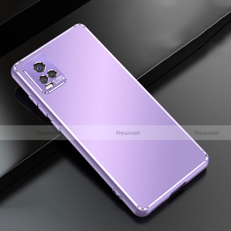 Luxury Aluminum Metal Cover Case for Vivo V20 Pro 5G Clove Purple