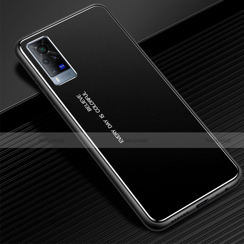 Luxury Aluminum Metal Cover Case for Vivo X60 Pro 5G Black