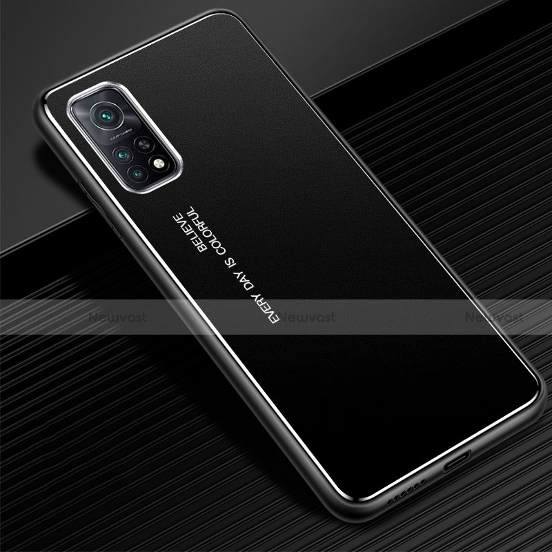 Luxury Aluminum Metal Cover Case for Xiaomi Mi 10T 5G Black