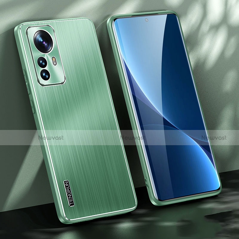 Luxury Aluminum Metal Cover Case for Xiaomi Mi 12 5G Green
