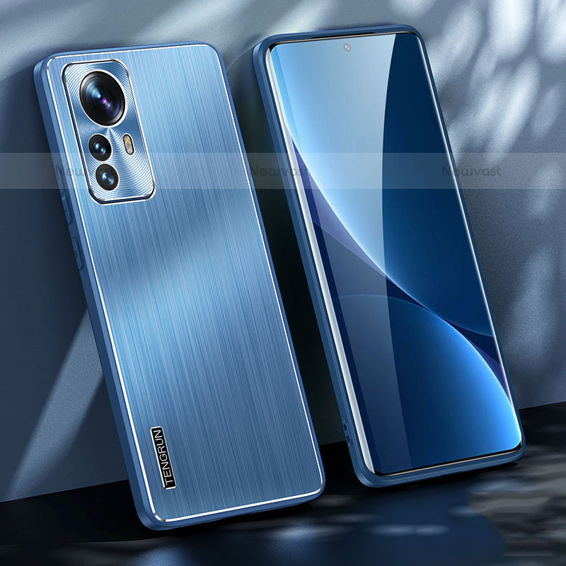 Luxury Aluminum Metal Cover Case for Xiaomi Mi 12 Pro 5G Blue