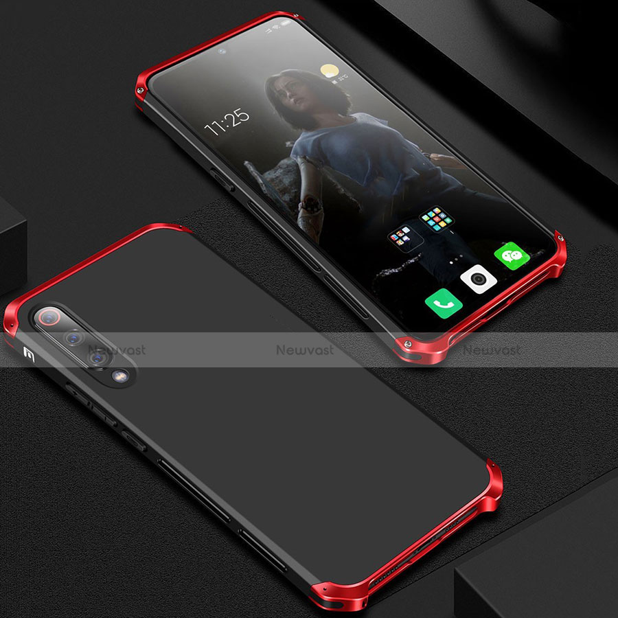Luxury Aluminum Metal Cover Case for Xiaomi Mi 9 Pro Red and Black