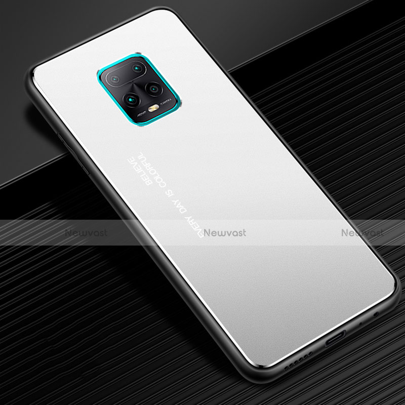 Luxury Aluminum Metal Cover Case for Xiaomi Redmi 10X Pro 5G White