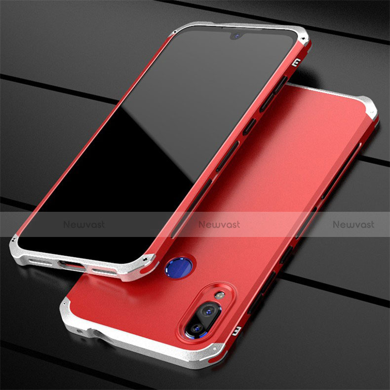Luxury Aluminum Metal Cover Case for Xiaomi Redmi Note 7 Pro Red