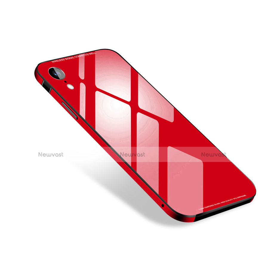 Luxury Aluminum Metal Cover Case M01 for Apple iPhone XR Red