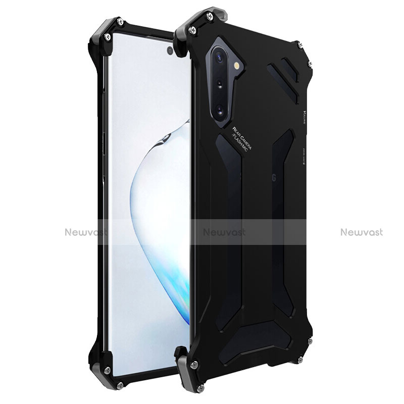 Luxury Aluminum Metal Cover Case M01 for Samsung Galaxy Note 10 Black