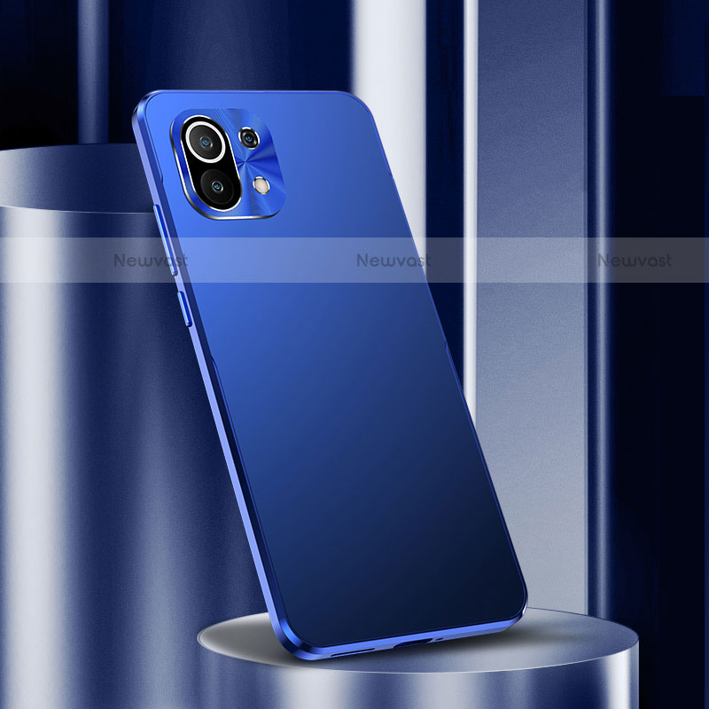 Luxury Aluminum Metal Cover Case M01 for Xiaomi Mi 11 5G Blue