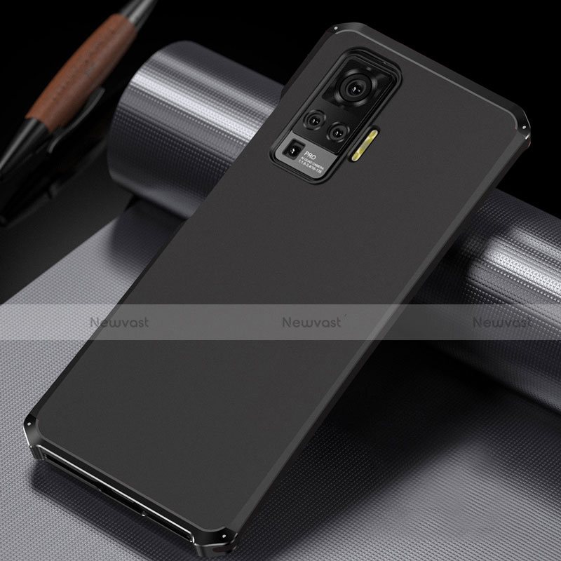 Luxury Aluminum Metal Cover Case M02 for Vivo X50 Pro 5G Black