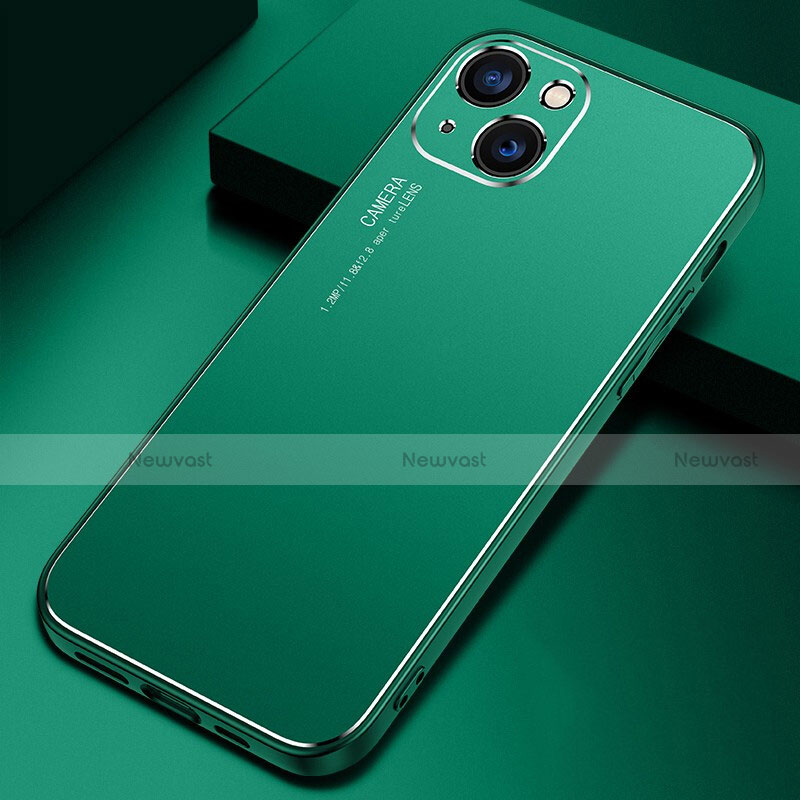 Luxury Aluminum Metal Cover Case M04 for Apple iPhone 13 Green