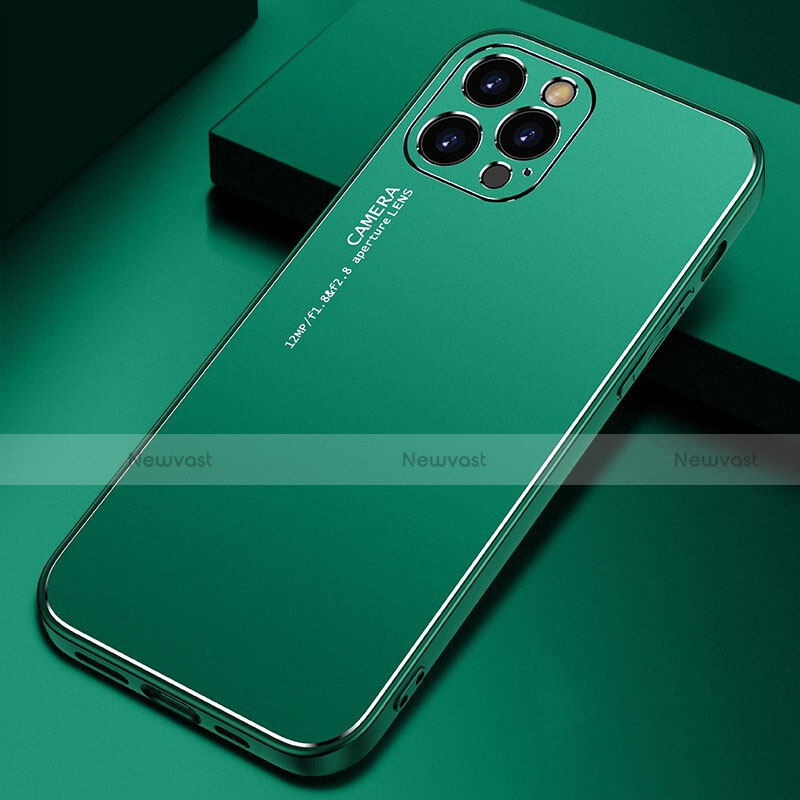Luxury Aluminum Metal Cover Case M04 for Apple iPhone 13 Pro Max Green
