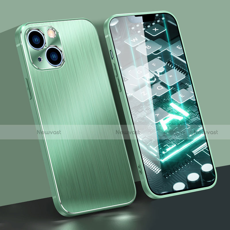 Luxury Aluminum Metal Cover Case M09 for Apple iPhone 13 Mini Green