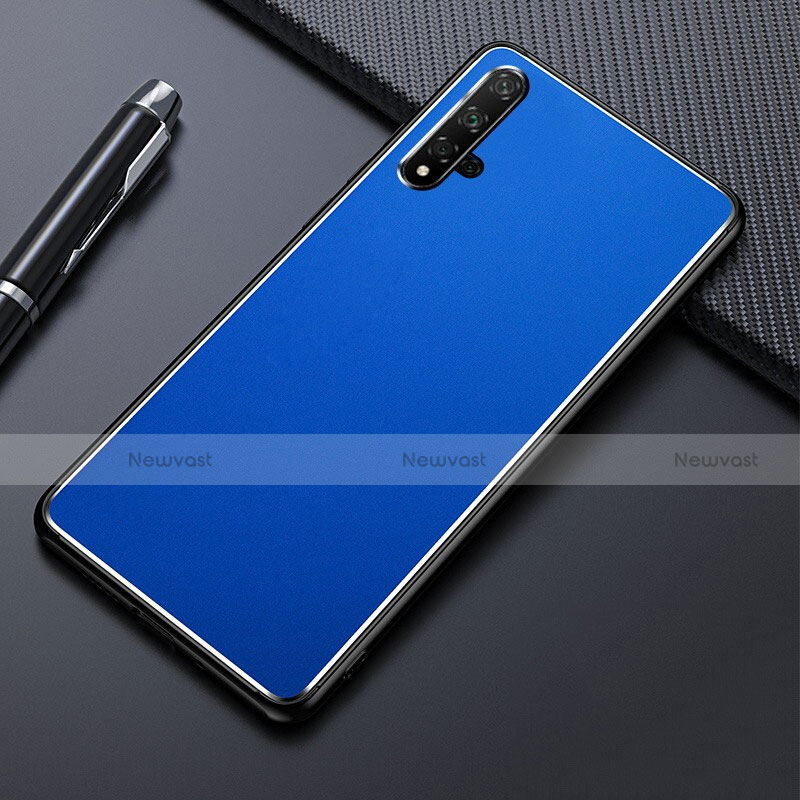 Luxury Aluminum Metal Cover Case T01 for Huawei Honor 20 Blue