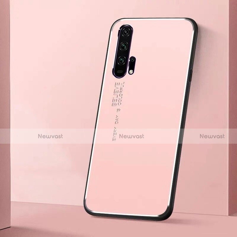 Luxury Aluminum Metal Cover Case T01 for Huawei Honor 20 Pro Pink