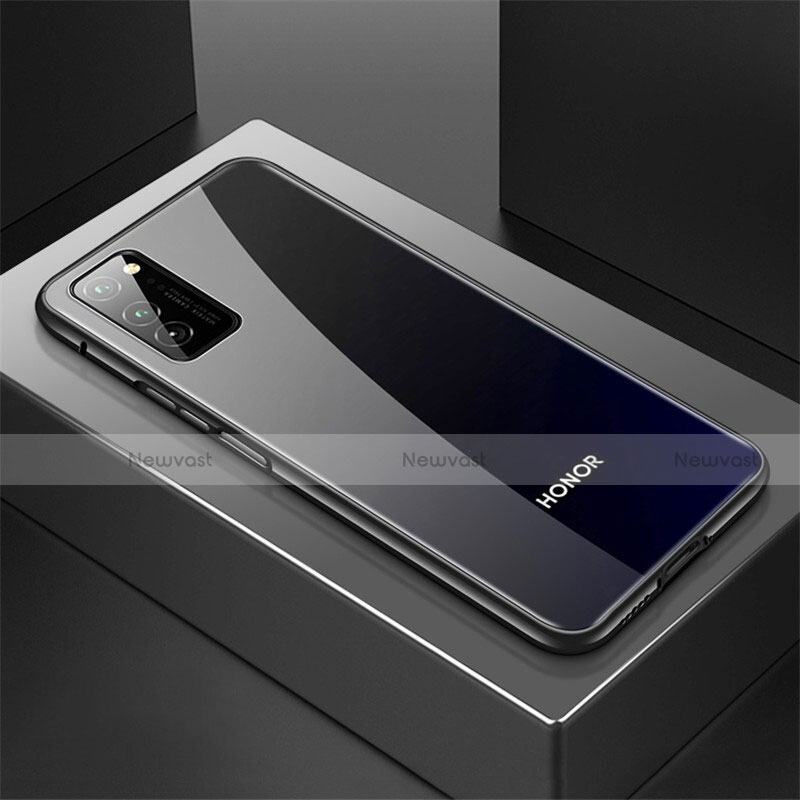 Luxury Aluminum Metal Cover Case T01 for Huawei Honor View 30 5G Black