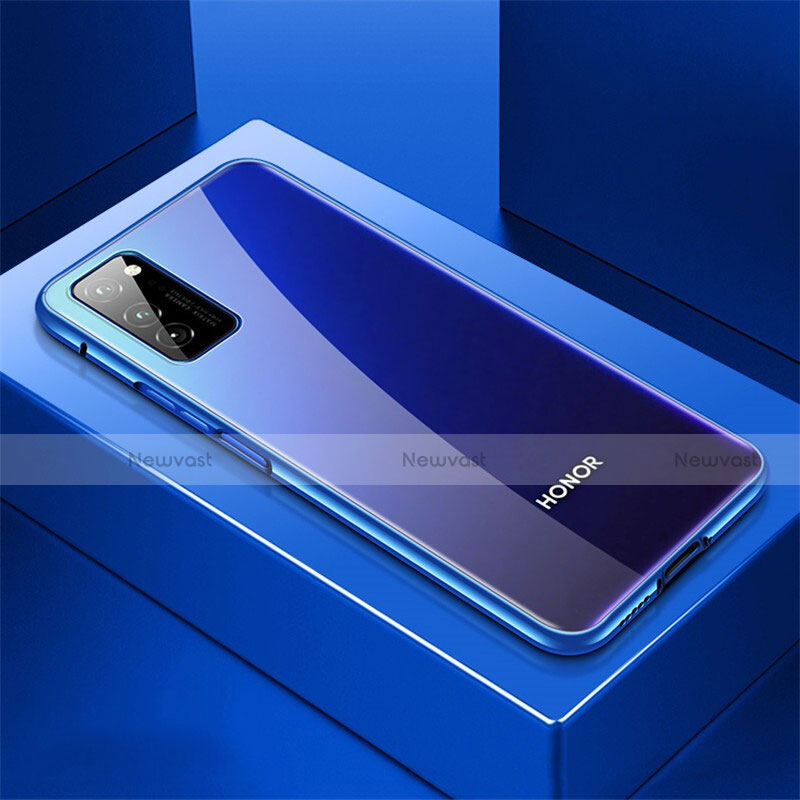 Luxury Aluminum Metal Cover Case T01 for Huawei Honor View 30 5G Blue