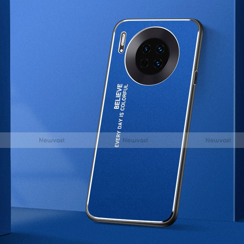 Luxury Aluminum Metal Cover Case T01 for Huawei Mate 30 Pro 5G Blue