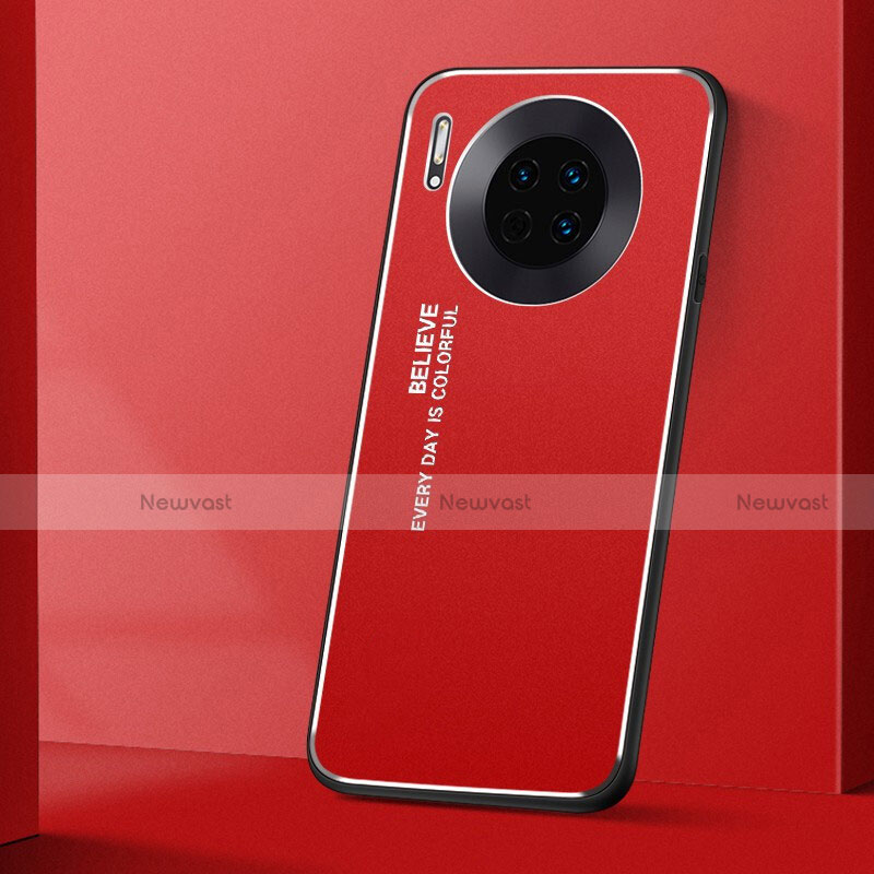Luxury Aluminum Metal Cover Case T01 for Huawei Mate 30 Pro 5G Red