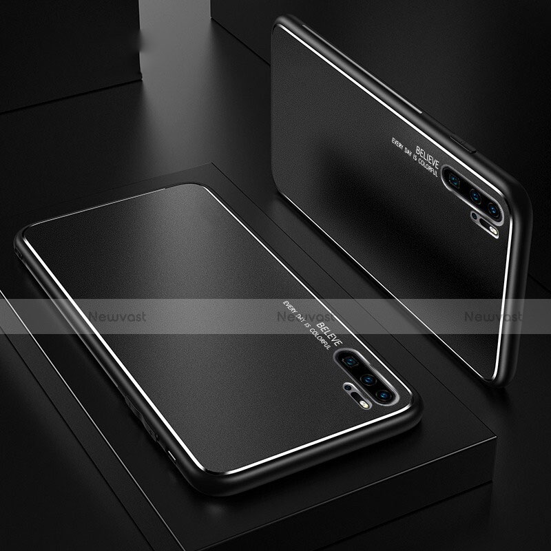 Luxury Aluminum Metal Cover Case T01 for Huawei P30 Pro Black