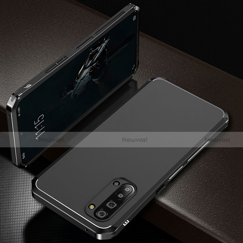 Luxury Aluminum Metal Cover Case T01 for Oppo Find X2 Lite Black
