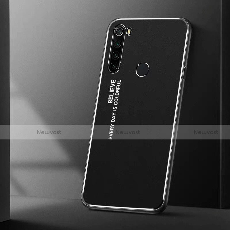 Luxury Aluminum Metal Cover Case T01 for Xiaomi Redmi Note 8 Black