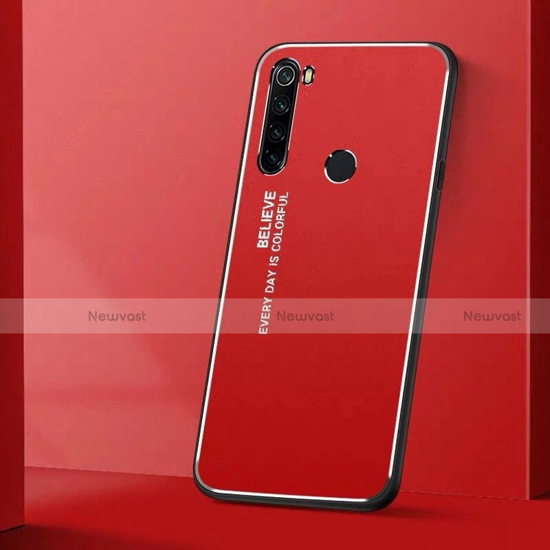 Luxury Aluminum Metal Cover Case T01 for Xiaomi Redmi Note 8 Red