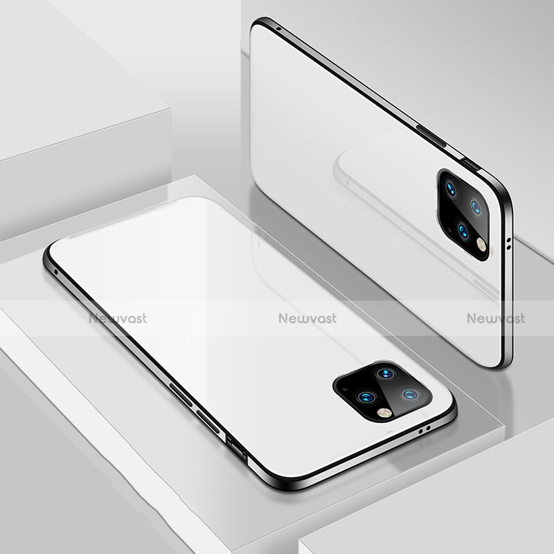 Luxury Aluminum Metal Cover Case T02 for Apple iPhone 11 Pro White