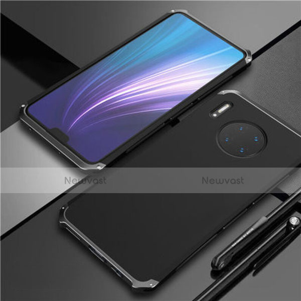 Luxury Aluminum Metal Cover Case T02 for Huawei Mate 30E Pro 5G Black