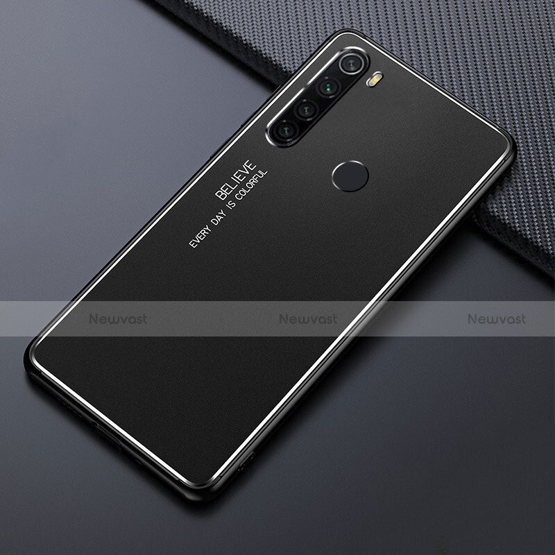 Luxury Aluminum Metal Cover Case T02 for Xiaomi Redmi Note 8 Black