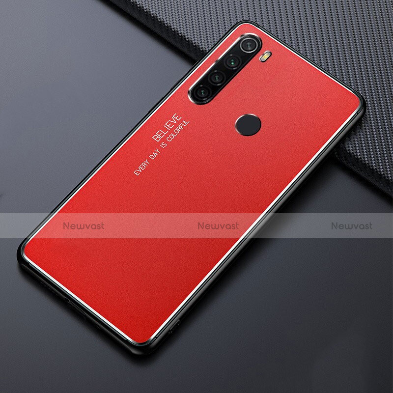 Luxury Aluminum Metal Cover Case T02 for Xiaomi Redmi Note 8T Red