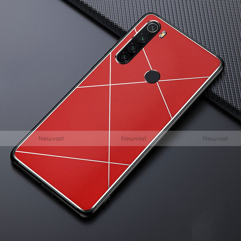 Luxury Aluminum Metal Cover Case T03 for Xiaomi Redmi Note 8 Red