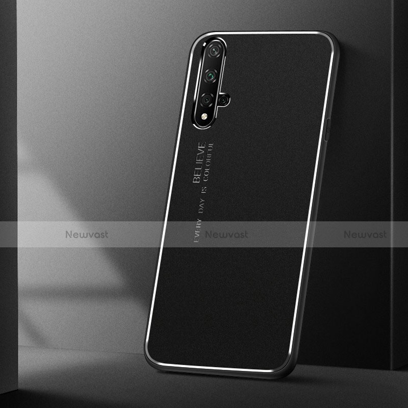 Luxury Aluminum Metal Cover Case T04 for Huawei Nova 5T Black